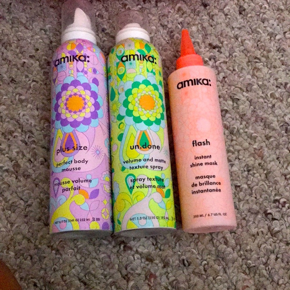 Amika full size hair products